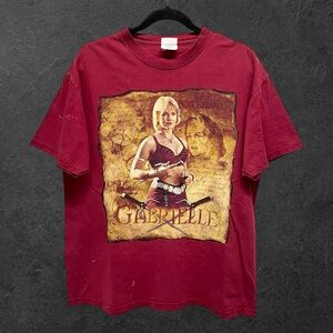 Vintage 1990s Gabrielle Xena Warrior Princess T-Shirt // L